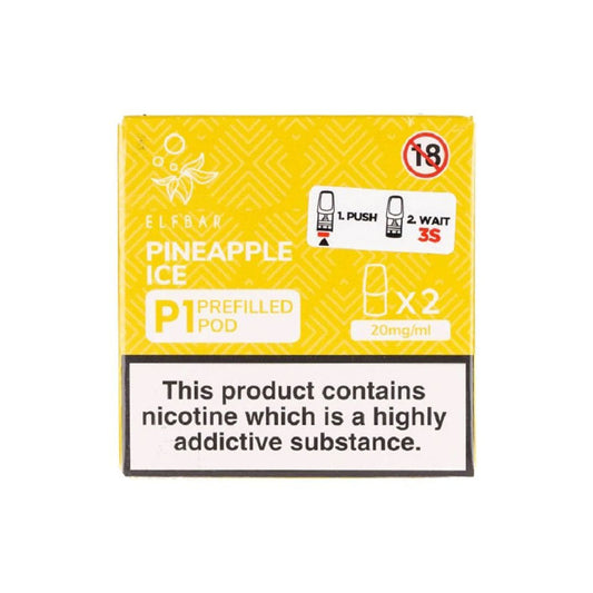 Elf Bar Mate P1 Pineapple Ice Pods (2 Pack)