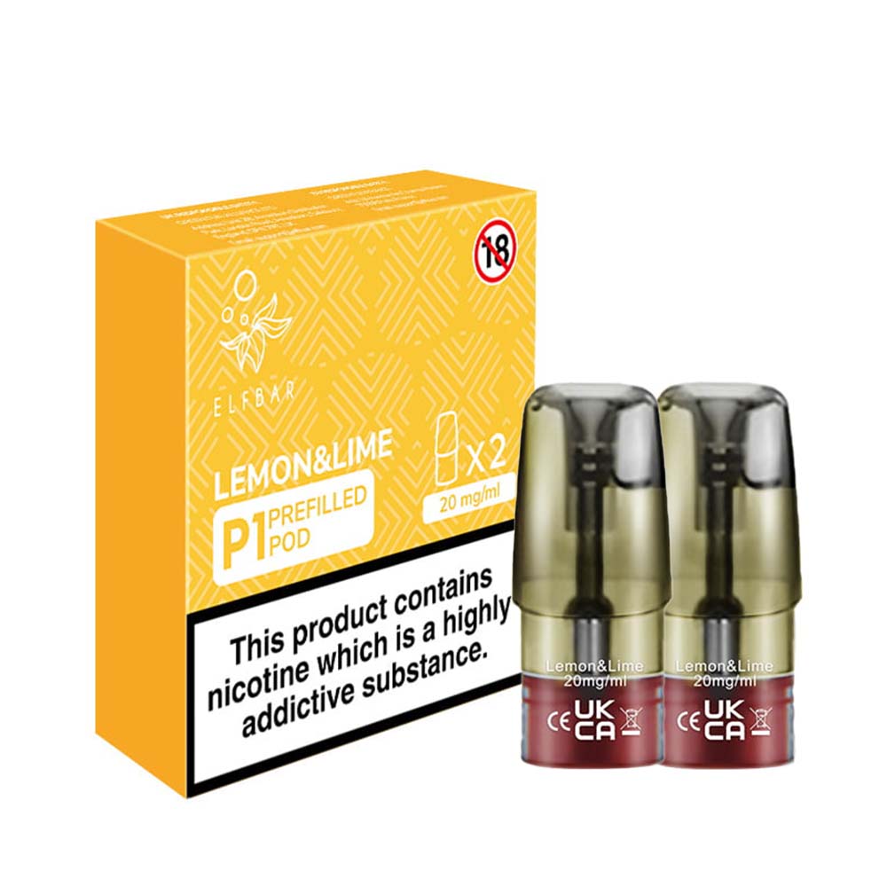 Elf Bar Mate P1 Lemon Lime Pods (2 Pack)