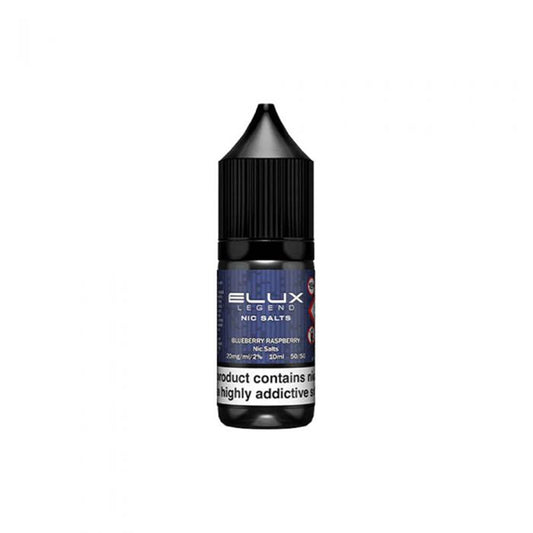 Elux Legend Nic Salts Blue Raspberry E Liquid 10ml