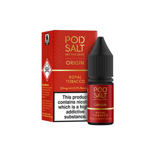 Pod Salt Origins Royal Tobacco E Liquid 10ml