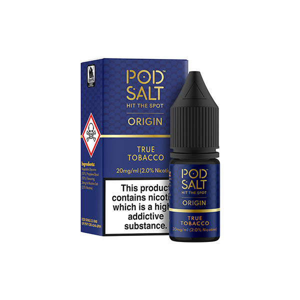 Pod Salt Origins True Tobacco E Liquid 10ml