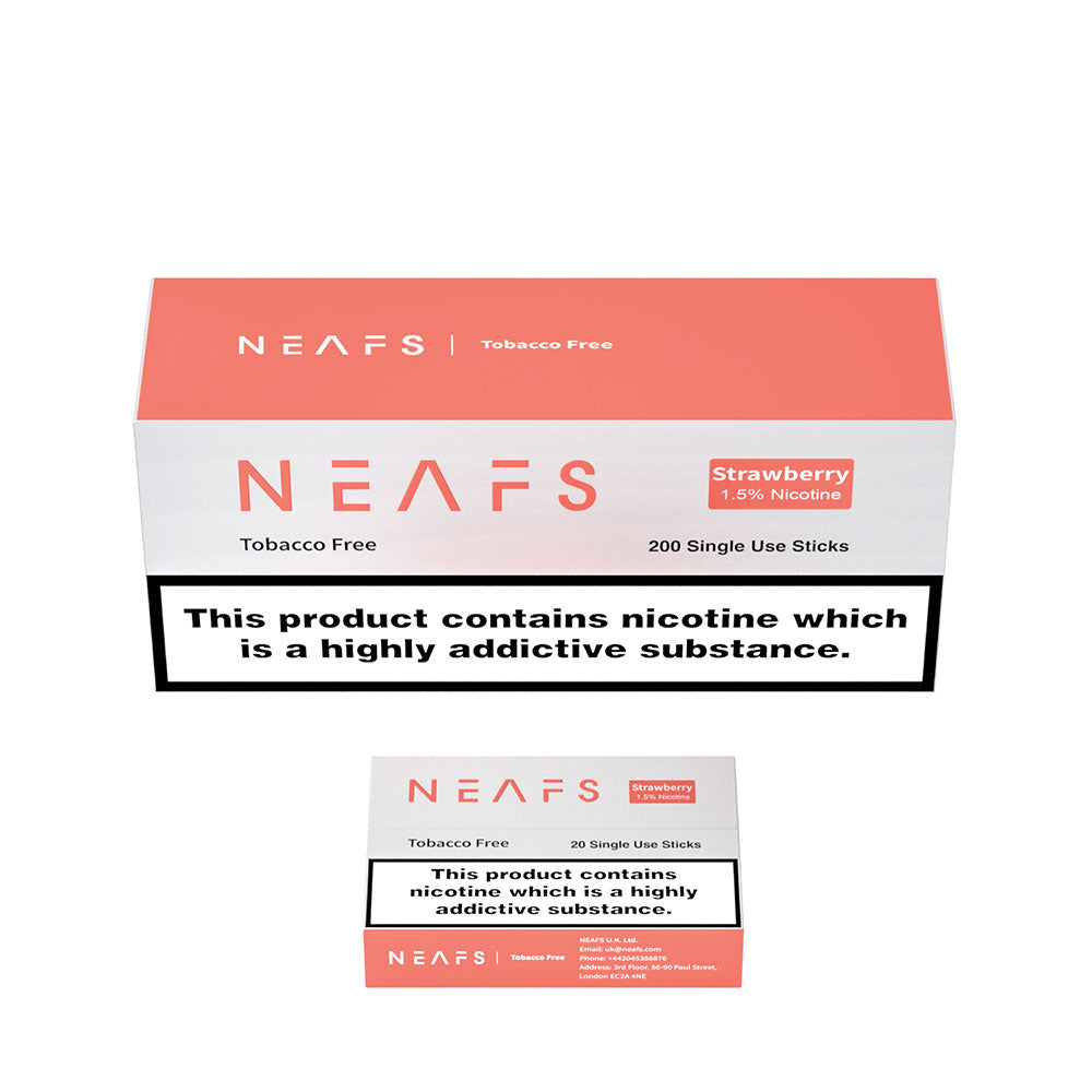 NEAFS Strawberry Carton - 200 Sticks