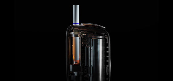 The Ploom X Heated Tobacco Kit internal oven chamber