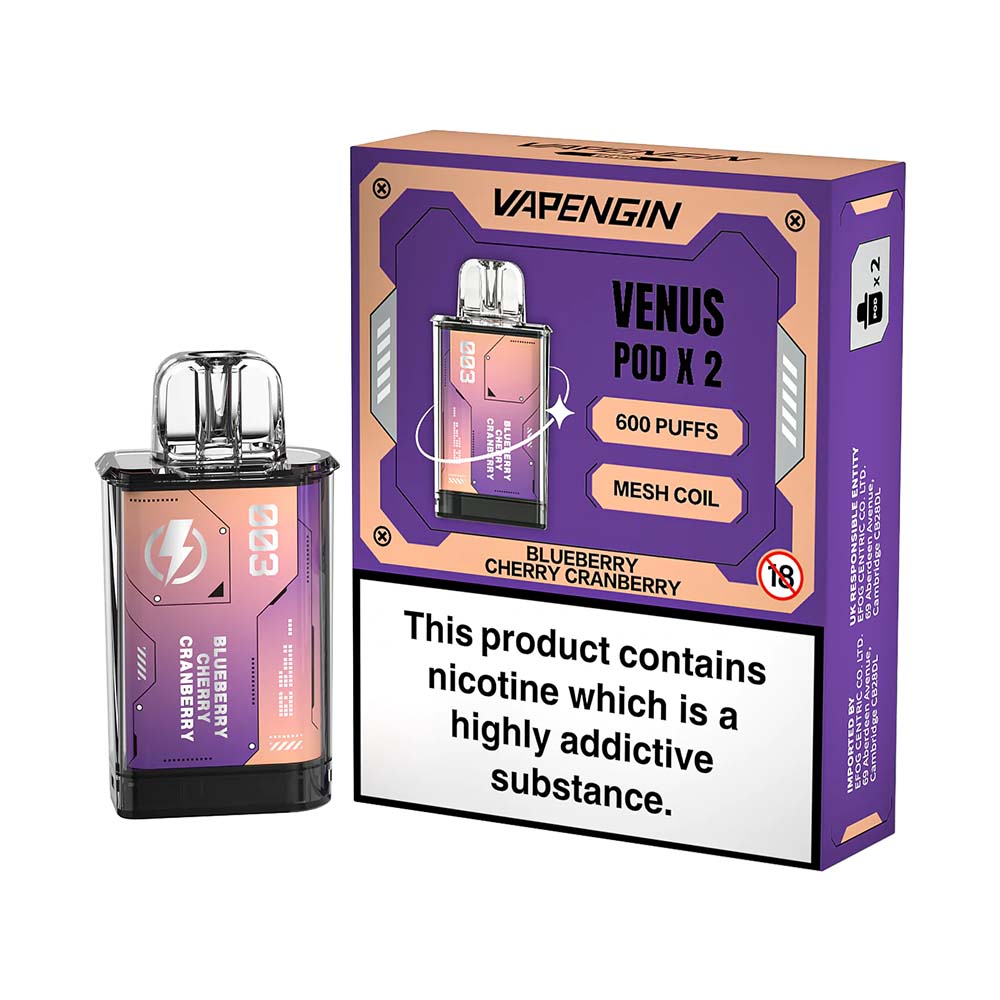 Vapengin Venus Blueberry Cherry Cranberry Pods (2 Pack)