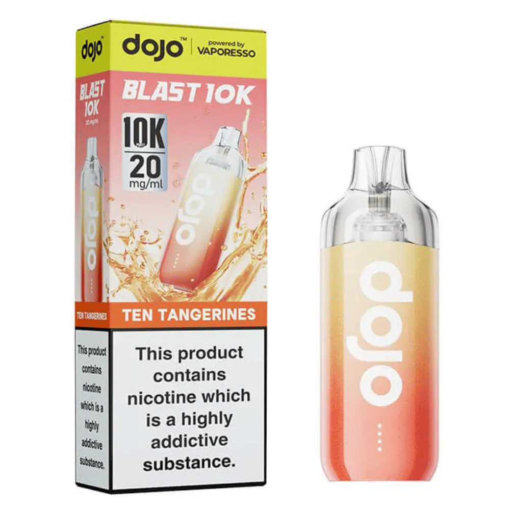 Vaporesso Dojo Blast 10k Prefilled Pod Kit Ten Tangerines