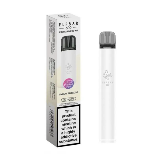 ELFBAR 600 Prefilled Pod Kit Snoow Tobacco