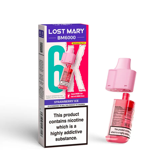 Lost Mary BM6000 Prefilled Pod Strawberry Ice