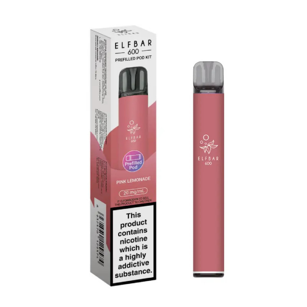 ELFBAR 600 Prefilled Pod Kit Pink Lemonade