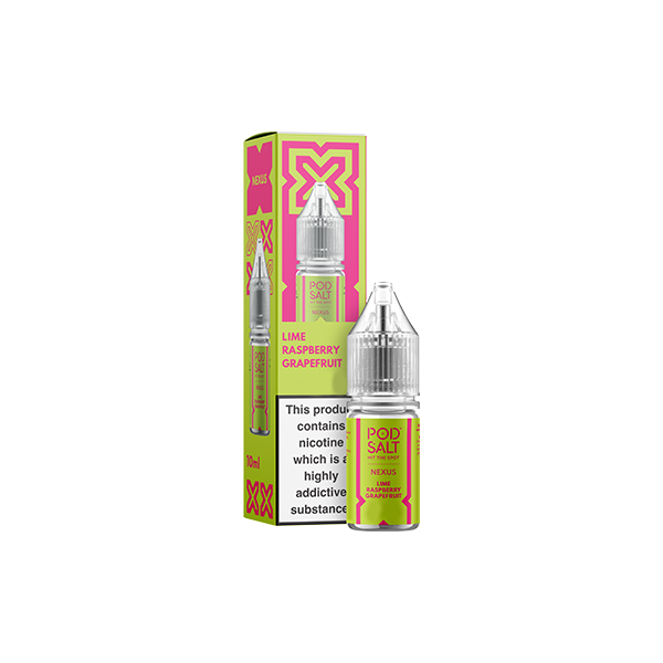 Pod Salt Nexus Lime Raspberry Grapefruit E Liquid 10ml