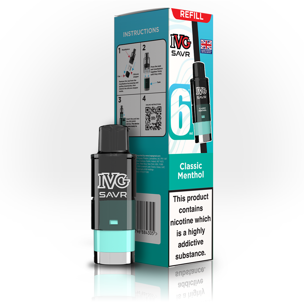 IVG SAVR Classic Menthol Refill